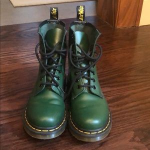 Emerald Green-Dr. Martens- barely worn
